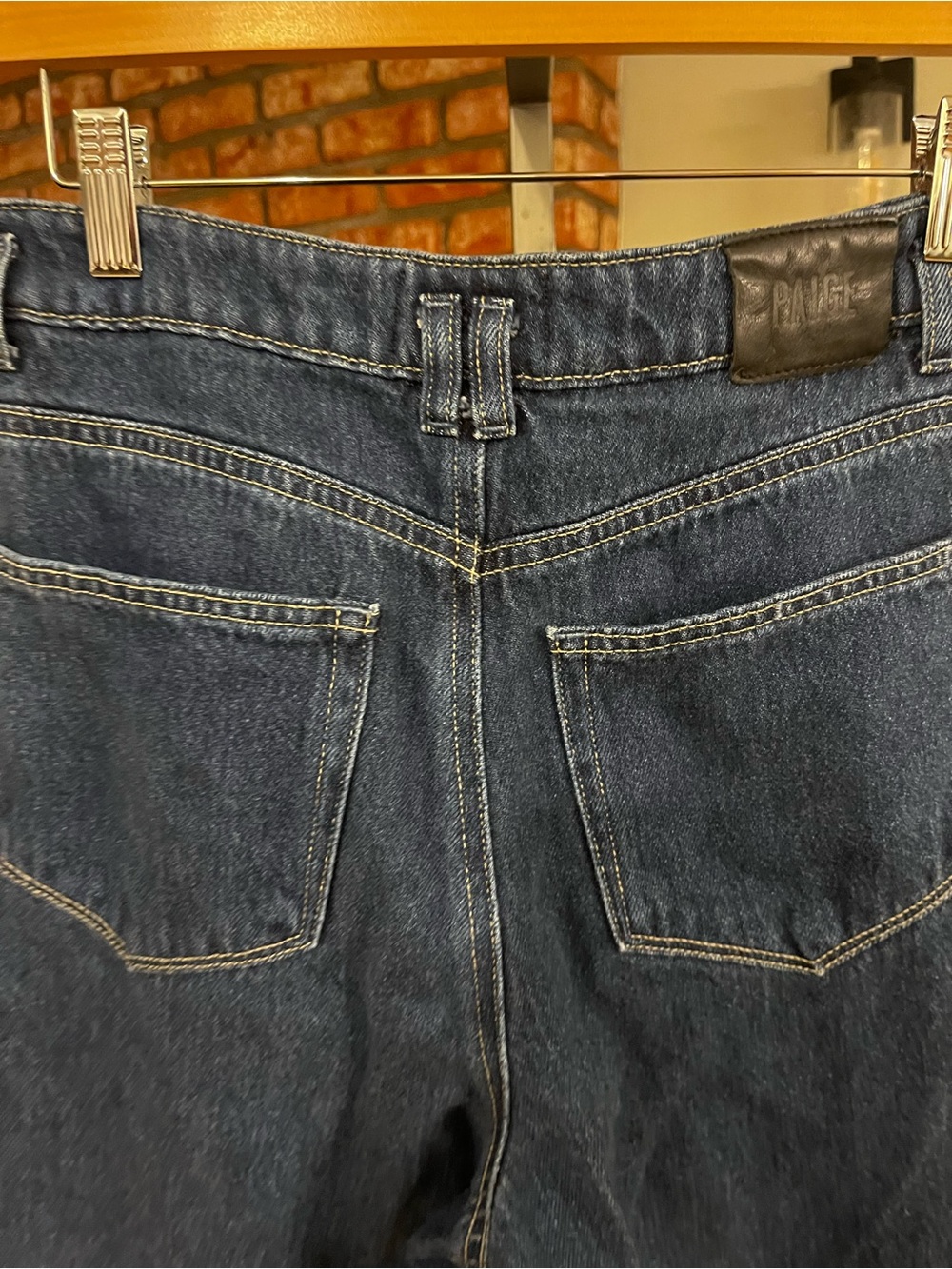 $259 PAIGE Portia Double Waistband jeans-Size 27 - Picture 8 of 8